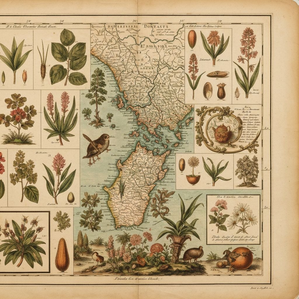 Peta botani kuno sejarah pengetahuan